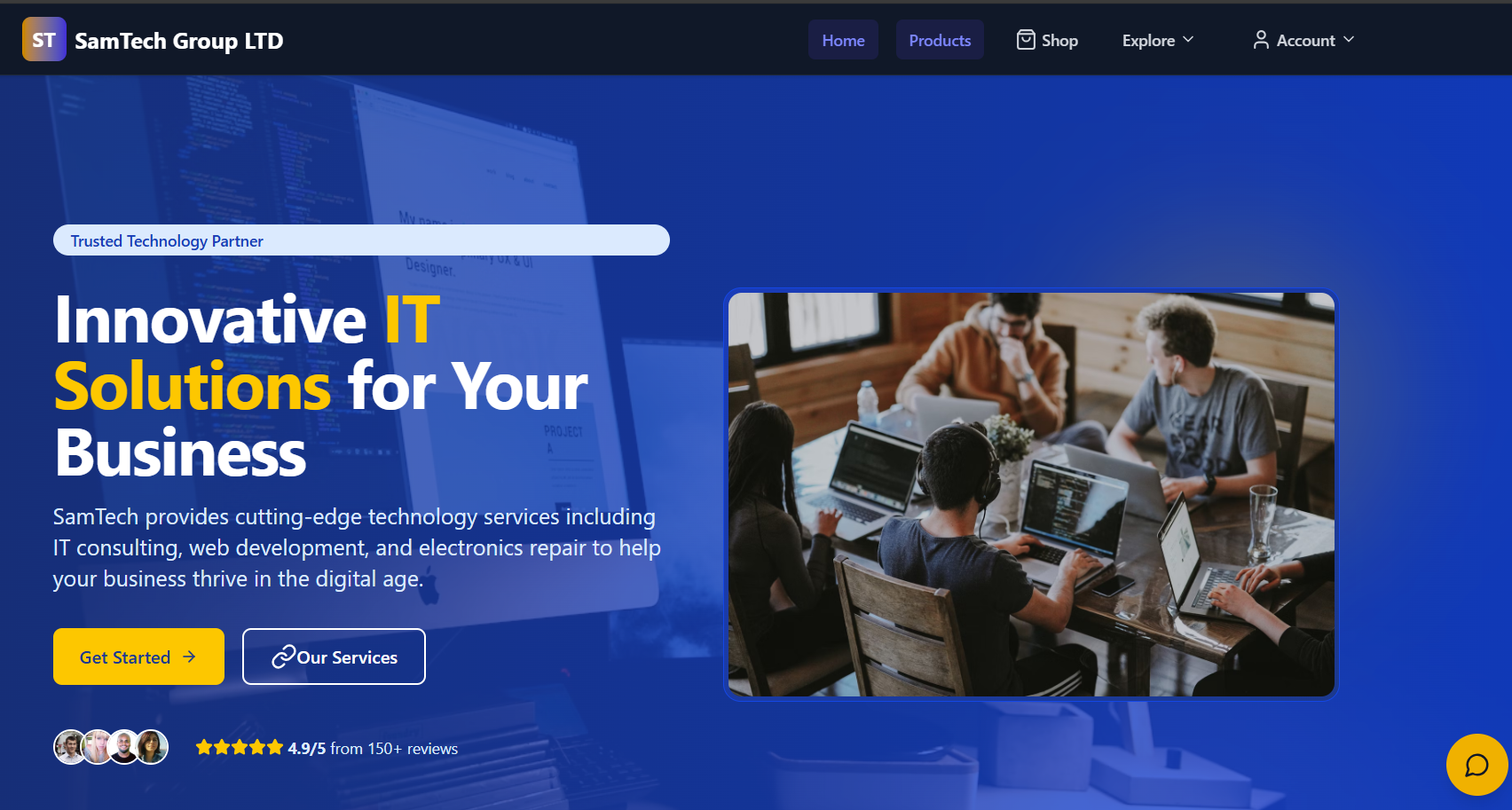 SamTech Group Website